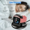 thumbnail image 4 of HLONK Charger Dock Fit for Fitbit Versa 4  Fitbit Sense 2   Replacement Charger Stand  Fast Charging 3.3ft USB Cable Station Base Compatible with Versa 4 3  Sense/2 Smart Watch, 4 of 9