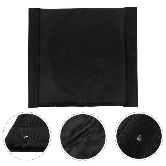 Niceauty Chair Seat Replacement Part Wheelchair Cushion Black Oxford Cloth 1 Pcs