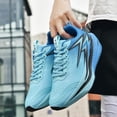 thumbnail image 5 of Men's Lightweight Arch Support Fashion Sneakers Breathable Shock-Absorbing Running Shoes Rebound Casual Walking Shoes Blue 7.5 US, 5 of 7