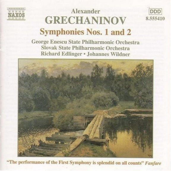 Grechaninov / Edlinger / Wildner / Slovak Phil - Symphonies 1 & 2 - Music & Performance - CD