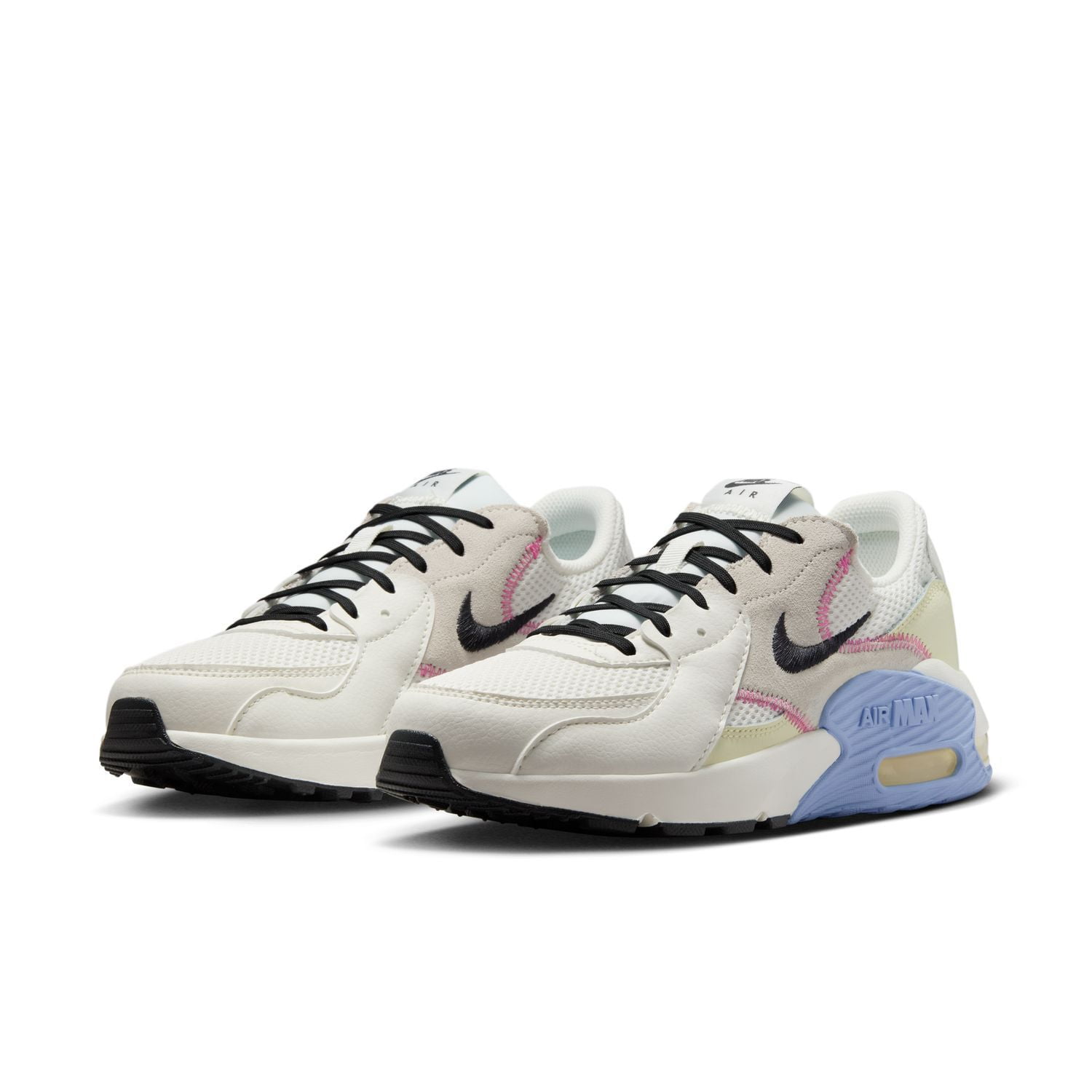 nike air max excee pink and grey
