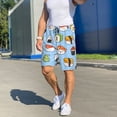 thumbnail image 5 of Daiia Kawaii Sushi Mens Woven Stretch Pajama Short,Short Pajama Pants-Large, 5 of 9
