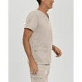 thumbnail image 3 of Landau Haut de Blouse Médicale pour Hommes : Extensible 2 Directions, 4 Poches, Ajustement Moderne, Col en V, 4253, 3 of 5