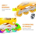 thumbnail image 3 of Patins en Ligne Réglables avec Roues Lumineuses pour Enfants et Adultes Intérieur Extérieur Patins en Ligne de Mise en Forme, 3 of 6