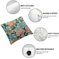 thumbnail image 4 of WERPE  Chinoiserie Floral Pillow Covers  Colorful Flower Decorative Throw Pillow 2pcs Square Farmhouse Outdoor Cushion Cover Decor for Couch Home Sofa, 4 of 6