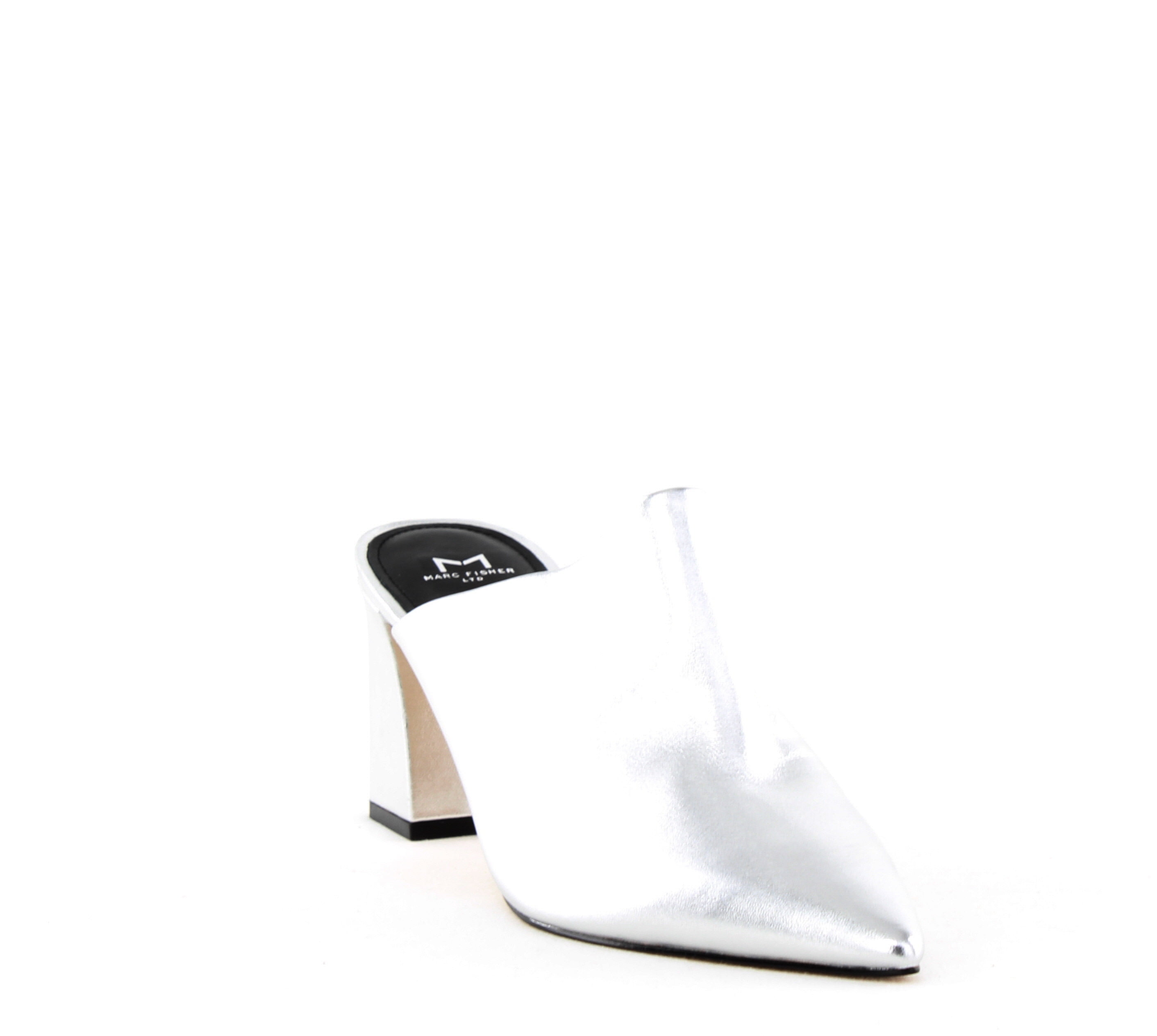 marc fisher silver heels