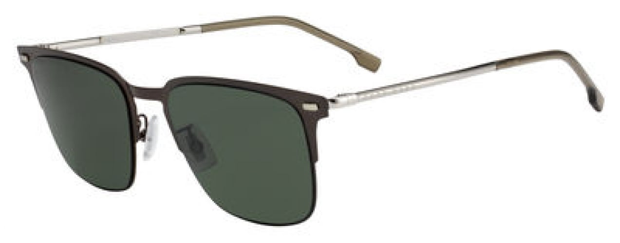 NWT Hugo Boss BOSS 1668/F/SK-0807 IR Rectangle 56mm Sunglasses Hugo Boss Polarized Grey Square Men main image 2