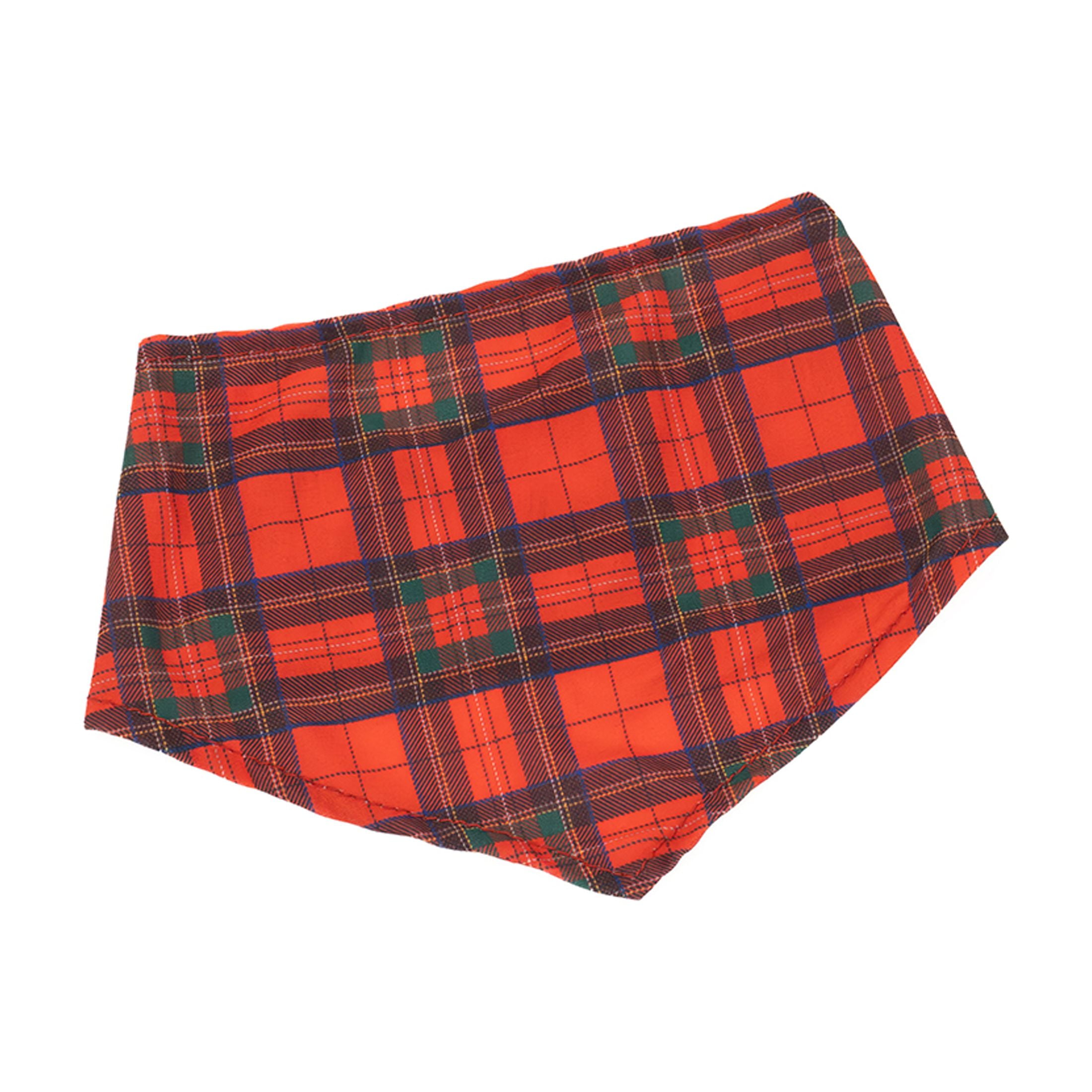 One Paw, Holiday Bandana, Dog Accessory, Festive Fashion Wear, Red