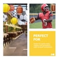 thumbnail image 3 of unbranded 3Ud Faroles Decorativos De Papel Con Forma De Rugby En Café Para Fiestas Y Eventos, 3 of 8