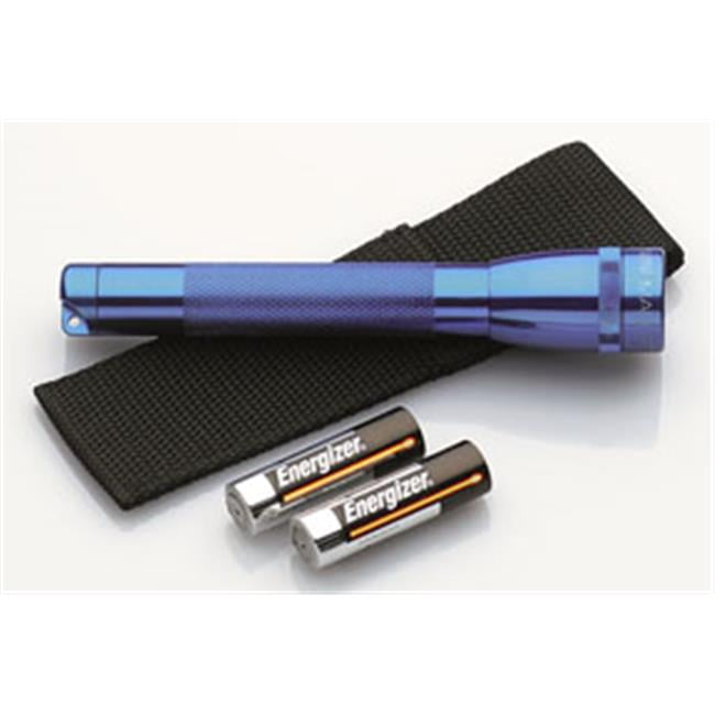 Mag Instrument M2A11H Mini Maglite AA Flashlight with Holster Blue