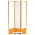 thumbnail image 7 of Red Lantern 7 ft. Tall Window Pane Shoji Screen - Honey - 3 Panels, 7 of 7