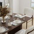 thumbnail image 3 of MAYEERTY 79” Rectangular Dining Table for 6, Walnut, 3 of 9