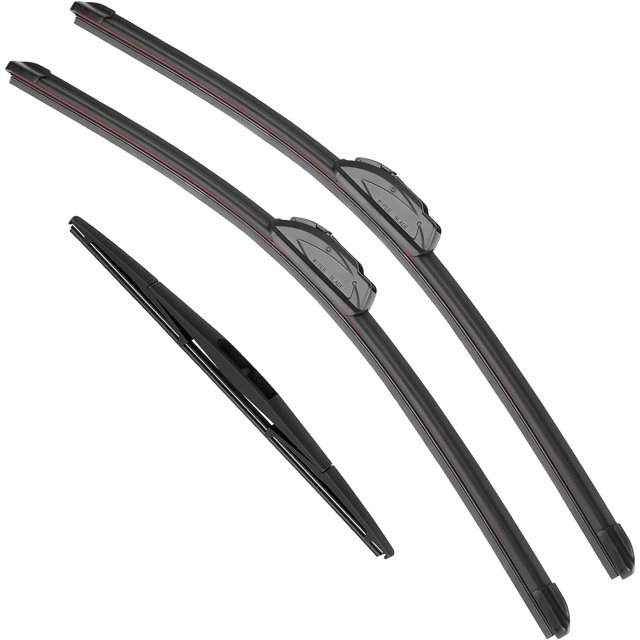 HAHDAXIA RAINTOK Windshield Wiper Blades Replacement for Acura MDX 2007 2008 2009 2010 2011 2012 2013 Original Factory Quality Front Rear Wipers Blade Set for Car - 26" 21" 12" (Piece of 3)