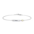 thumbnail image 1 of Engravable Bar Bracelet with Birthstone, 1 of 7