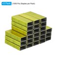 thumbnail image 3 of Unique Bargains Staples for Stapler, 6 Pack(1000Pcs Staples Per Pack) #10 Mini 3/16 Inch Length Staples Jam Free Yellow, 3 of 7