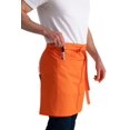 thumbnail image 3 of Delantal Chef Works Unisex Media Bistro Mandarina Talla Única, 3 of 5