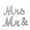 TYPE2, variant on Efavormart Gold Glittered Wooden "Mr & Mrs" Freestanding Letter Photo Props, Rustic Glam Wedding Table Display Signs