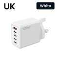 thumbnail image 3 of Cargador de teléfono de carga rápida 4PD+USB de 120 W, 5 puertos tipo C, adaptador de carga rápida para Xiaomi, Huawei y Samsung., 3 of 5