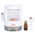 thumbnail image 1 of Lindo ventilador de refrigeración para escritorio portátil, Enfriador de aire de mesa, Mini ventilador de aire acondicionado para uso doméstico, tipo de enchufe, 1 of 8