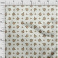 thumbnail image 3 of oneOone Cotton Silk Red Fabric Floral Sewing Material Print Fabric By The Yard 42 Inch Wide, 3 of 4