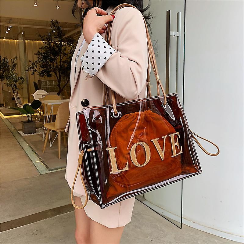 Pvc shoulder bag hotsell