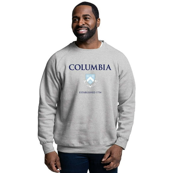Men's League Collegiate Wear Heather Gray Columbia University Essentials 2.0 Fleece Pullover Sweatshirt