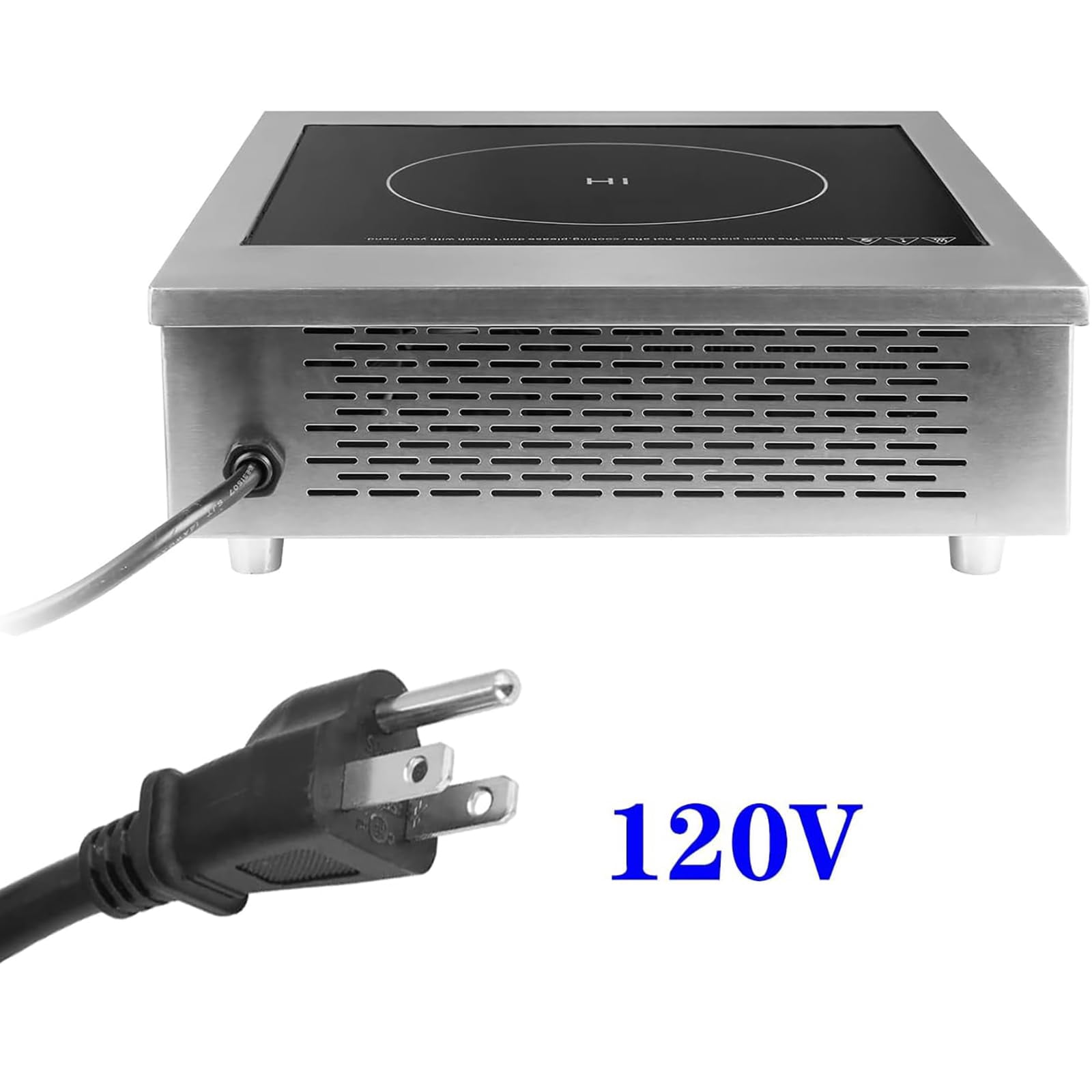 Abangdun 1800W 85V~120V 2026 New Induction Cooktop Commercial Grade Countertop Burner 9 Inch Heating Coil Hot Plate Electric Stove
