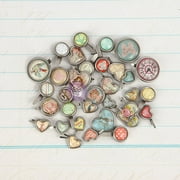 Delight Decorative Metal Brads 32/pkg-
