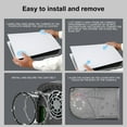 thumbnail image 3 of AARONMEI Anneau Lumineux RGB Coque de Remplacement Transparente Console Édition Disque PS5, 3 of 11
