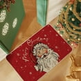 thumbnail image 5 of PALIFEUR Christmas Door Mat, 24"x16" Dirt Trapping Door Mat Indoor Entrance, Absorbent Non-Slip Christmas Santa Doormat, Washable Front Door Mat Outside Entrance for Holiday Party Decorations, Red, 5 of 6