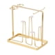 thumbnail image 2 of Soporte para tazas moderno de metal para encimera, secador de tazas, escurridor, soporte geométrico de alambre con oro, 2 of 8