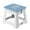 Blue, variant on Inerposs Portable Foldable Stool, Lightweight Camping Chair, Outdoor Seating, Compact Storage Solution, Durable Plastic Design