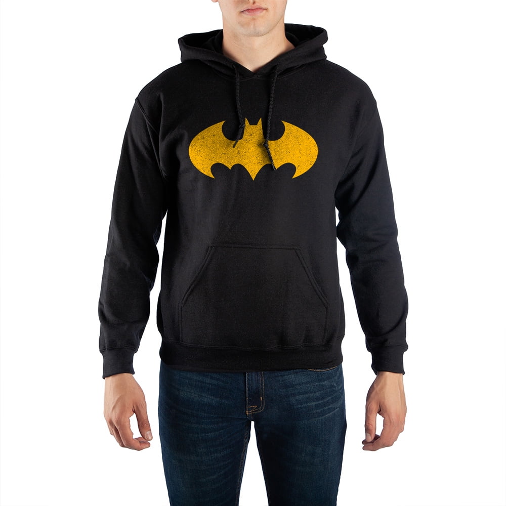 Mens Batman Hoodie Fan Wear-XX-Large 