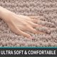 thumbnail image 3 of Alfombrilla de baño de 50 x 80 cm, antideslizante, absorbente y suave, de chenilla, lavable a máquina, cómoda, 3 of 4