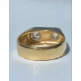 thumbnail image 3 of 1.5Ct Round Cut Lab Created Diamond Bezel Set Pinky Ring 14K Yellow Gold Plated, 3 of 4