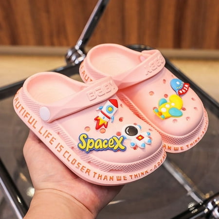 

kids Toddler Clogs for Boys and Girls Kids Outdoor Slip on Water Garden Shoes 6-6.5 A-Green