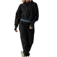 thumbnail image 5 of LIaqionyy Womens Sweatsuit Sets Oversized Hoodie Sweatshirt Sweatpants Jogger 2 Piece Outfits with Pockets, 5 of 7