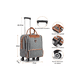 thumbnail image 2 of Maleta de Mano De Viaje Bolsa Con Candado De Seguridad Cabina, negro/rallas blancas, 2 of 4