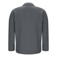 thumbnail image 5 of Otntypg Corduroy Henley Shirts for Women Casual Half Button up V Neck Long Sleeve Basic Collared Tunic Sweatshirts Loose Lightweight Dressy Pullover Tops with Pockets Gray M, 5 of 6