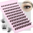 thumbnail image 2 of shiyou-Natural Lash Clusters Wispy Eyelash Extensions 100Pcs Fluffy Lash Extension DIY 8MM-16MM Daily Volume Individual Lashes, 2 of 4