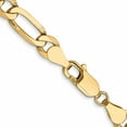 thumbnail image 4 of 14K Yellow Gold Jbsp's 5.25mm Flat Figaro Chain (24 X 5.25) Made In South Africa 1235-24, 4 of 5