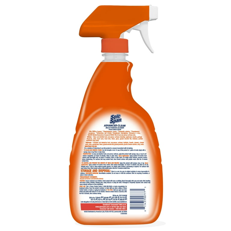 Spic & Span 32oz Advanced Cleaning Spray Citrus Scent