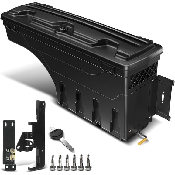 A-Premium Truck Bed Storage Box Toolbox Compatible with Toyota Tacoma 2005-2020 Rear Right Passenger Side