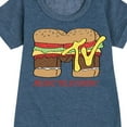 thumbnail image 3 of MTV Logo - Burger Logo - Toddler And Youth Girls Fleece Dress, 3 of 5