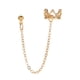 thumbnail image 2 of Pendientes colgantes de cadena de 2 piezas, pendientes de moda para mujer, Navidad, cumpleaños Hugo Aretes tipo ear cuff, 2 of 10