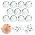 thumbnail image 4 of 10 Pcs Billes en Verre Transparentes Remplisseurs de Vases Ronds Billes Décoratives en Verre, 4 of 10