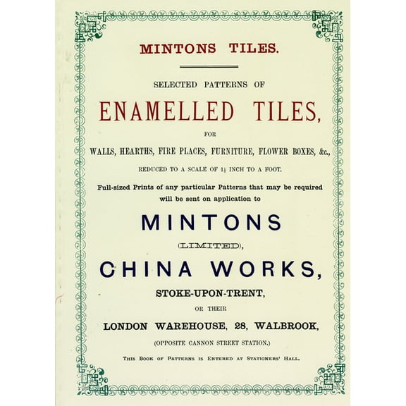 Mintons Tiles (Paperback)