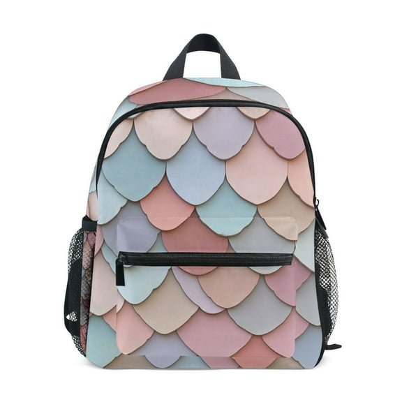 FORMRS School Backpack with Front Zippered Pocket 12" Student Travel Daypack, Art Pattern