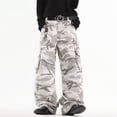 thumbnail image 5 of Mrmall Mens Camouflage Baggy Jeans Vintage Y2K Hip Hop Streetwear Loose Fit Denim Jeans, 5 of 6