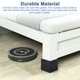 thumbnail image 6 of Heightening Feet Urniture Accessories Furniture Risers Foot Pads Stackable Four Packs Black Creative Bed Lifters, 6 of 17